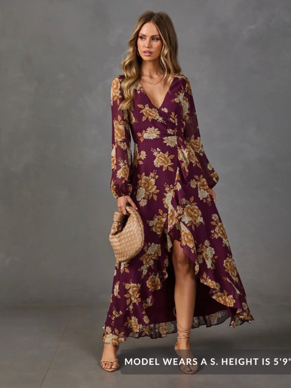 Vici floral maxi dress